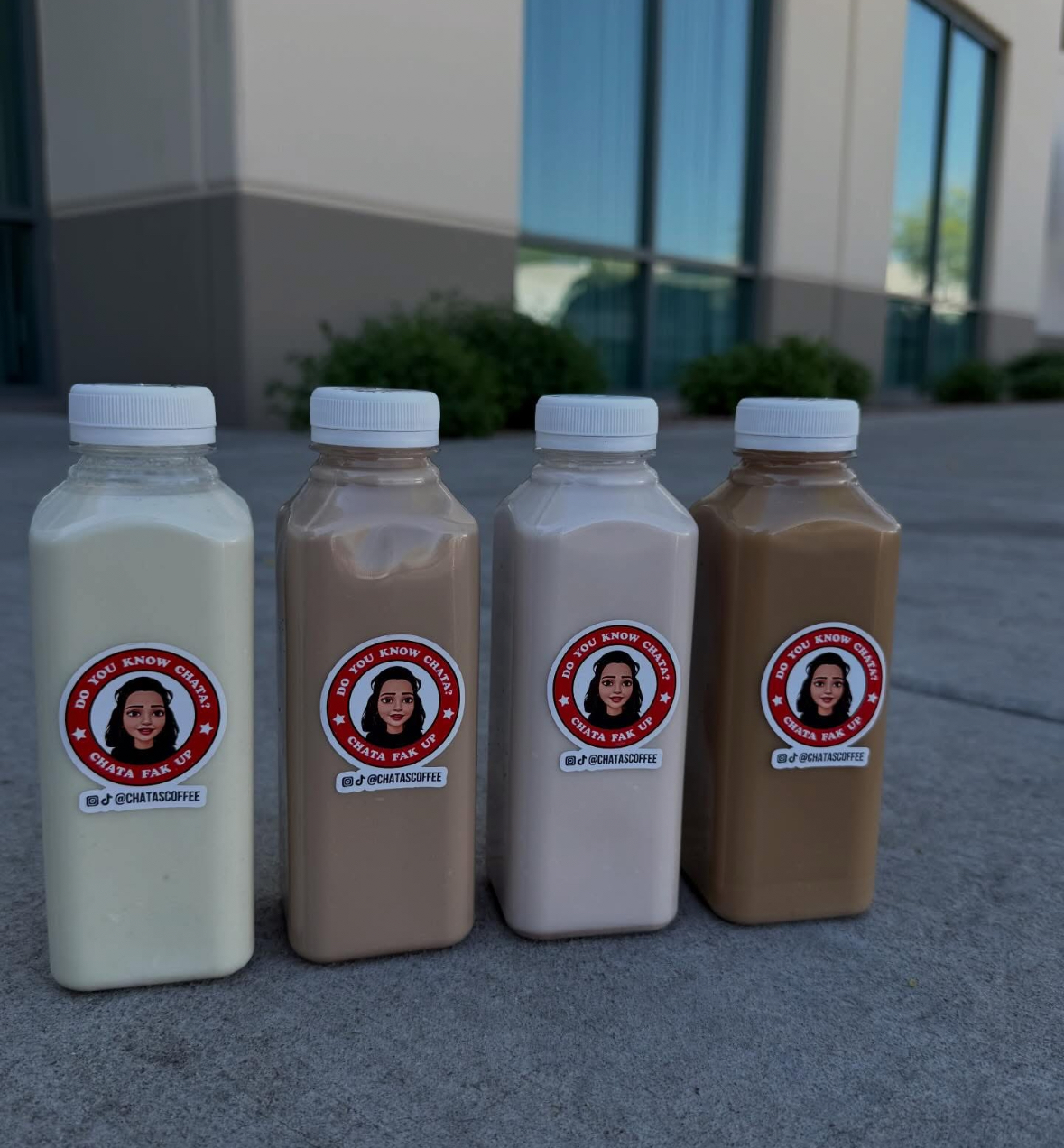 Chata Fak Up custom branded bottles